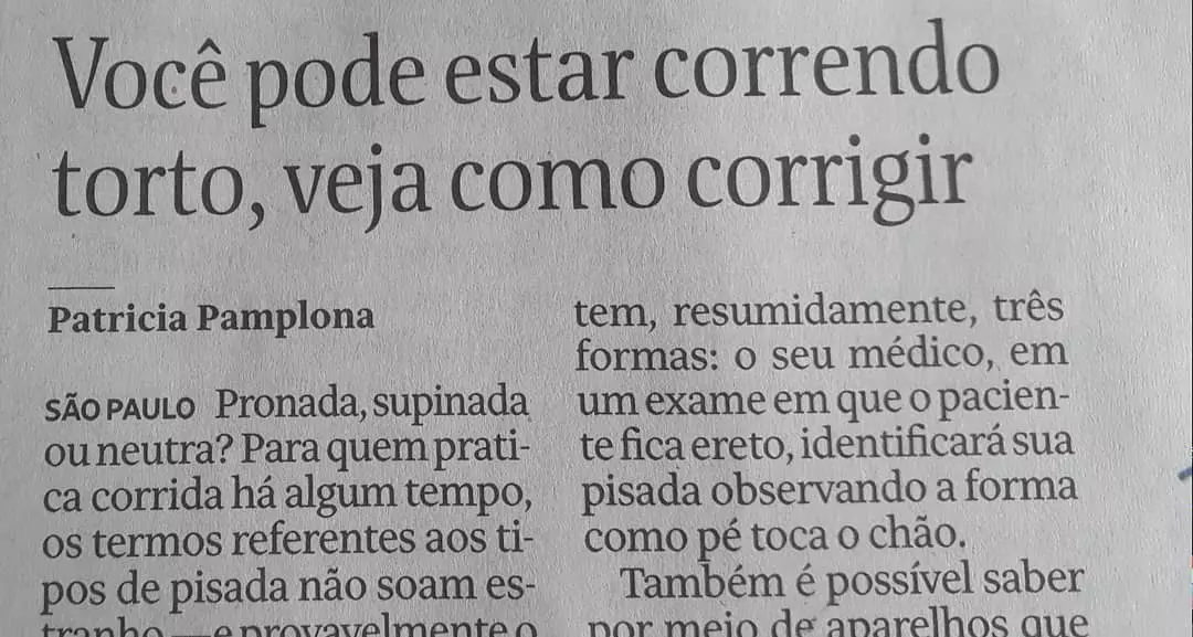 Você pode estar correndo torto, veja como corrigir.